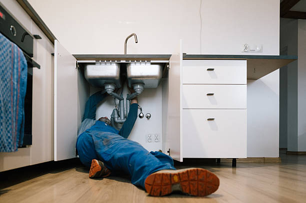 Professional Leak Detection technician working in Dorset, OH